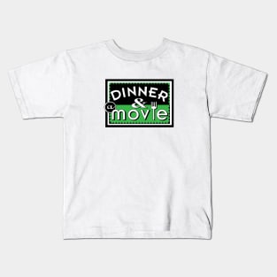 Dinner and a Movie Logo Kids T-Shirt